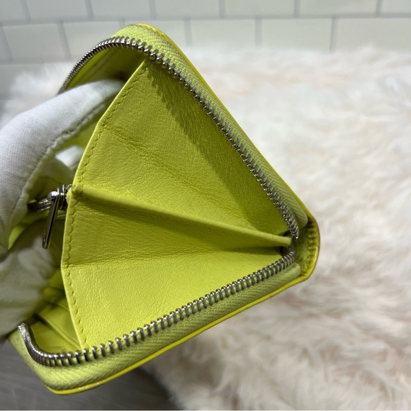 Dior - Yellow Cannage Patent Leather Zip Around Long Wallet - Picture 10 of 11